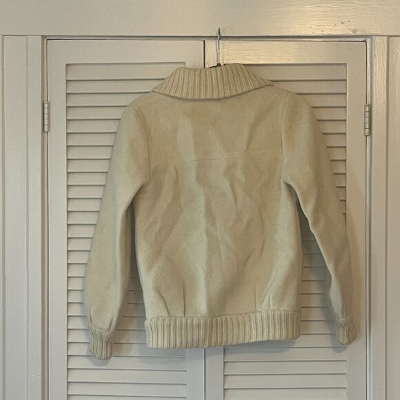 Fjord Fashion vintage jacket cream button 36 women Scandinavian wool Nordic - Picture 5 of 7